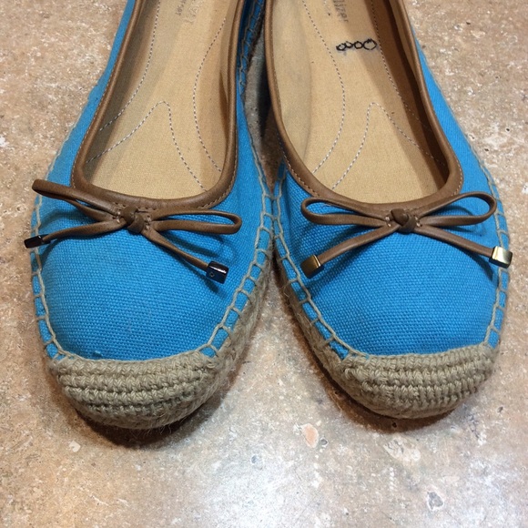 NATURALIZER TURQUOISE ESPADRILLE FLATS - Picture 7 of 8